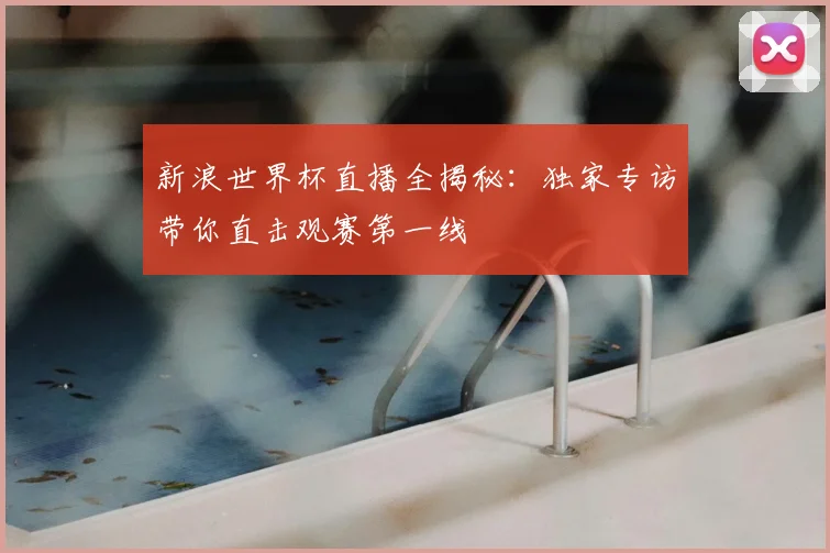 新浪世界杯直播全揭秘：独家专访带你直击观赛第一线